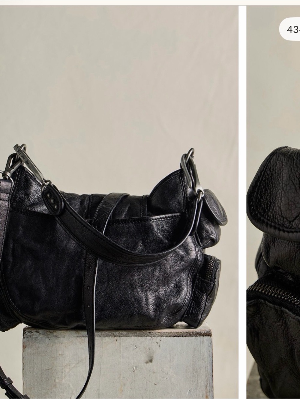 NWT we the free baby Asher leather bag in black - Picture 2 of 10